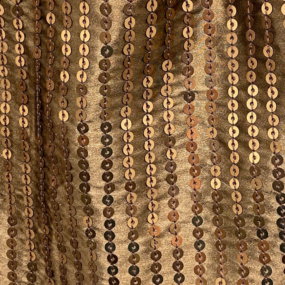 GAP Brown Sequin Embellished Mini Skirt Size 2 NWT New with Tags Side Zipper - Picture 5 of 10